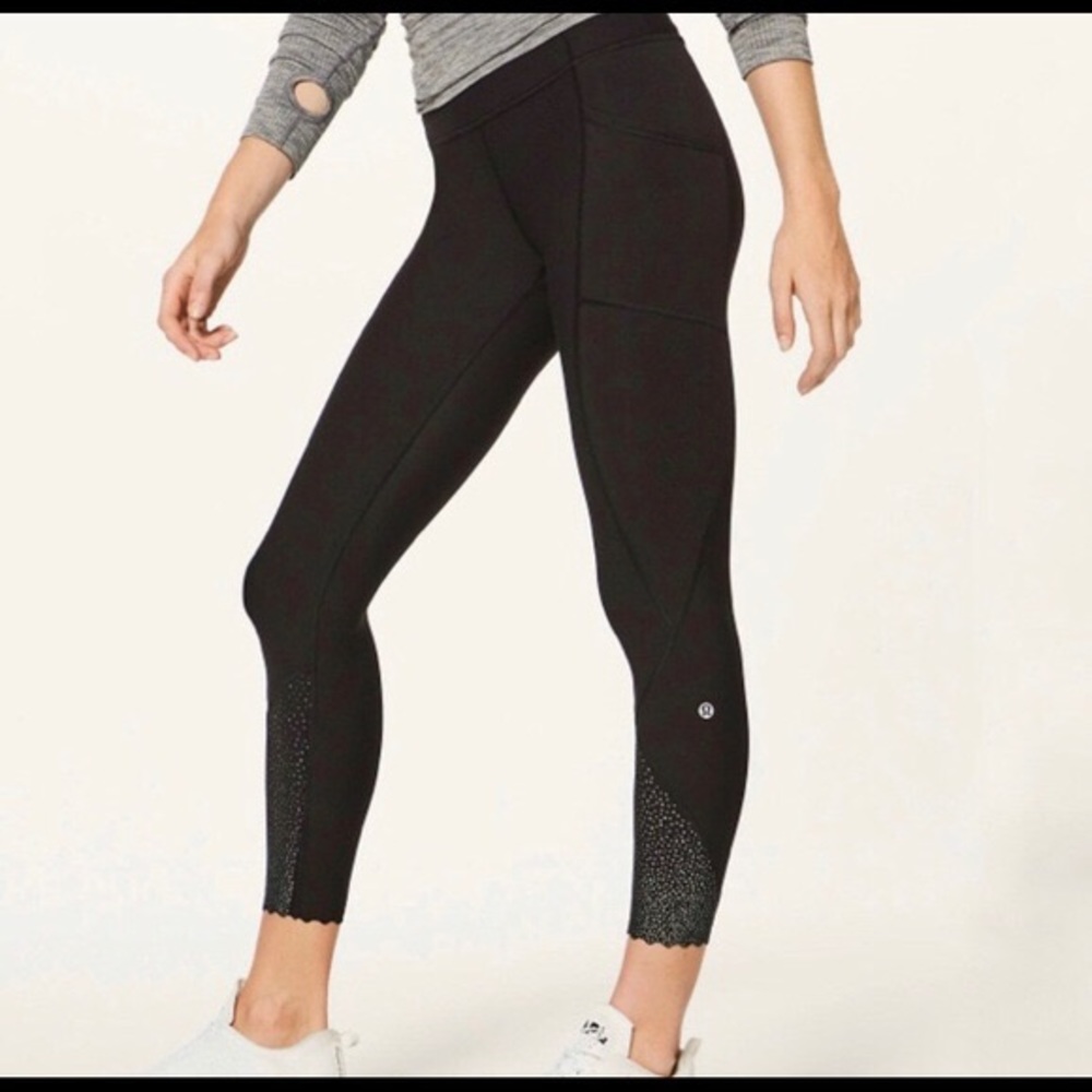 Lululemon tight stuff tight leggings - black